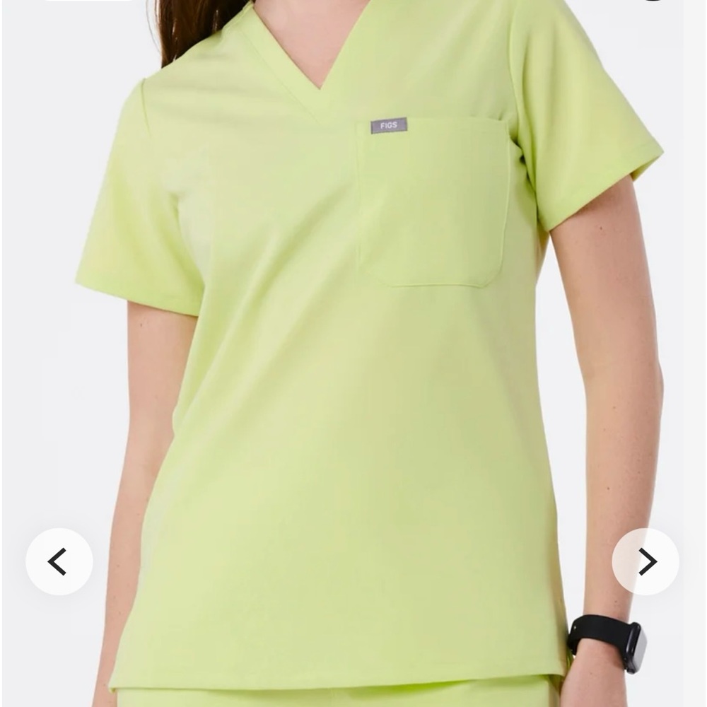 Women’s XS Figs scrub set. Color- Sea mist